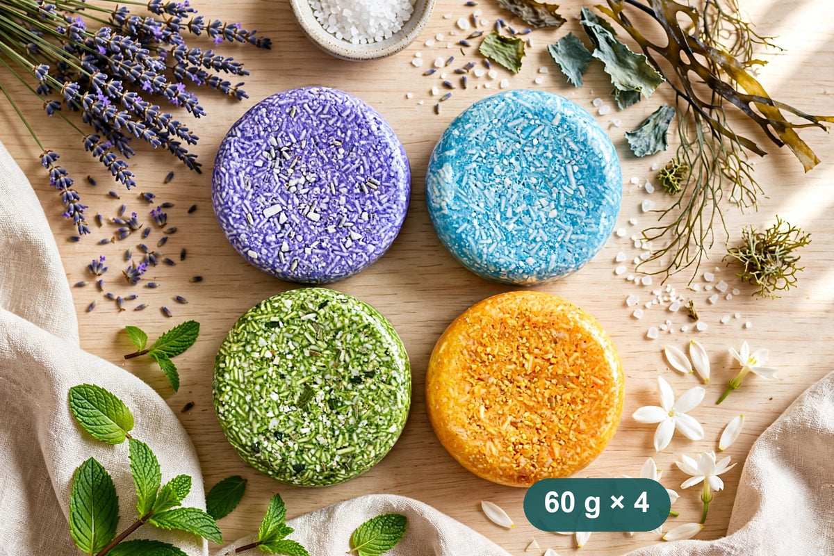 Klyvaa Bath | Shampoo Bar Discovery Box, 4 Scents